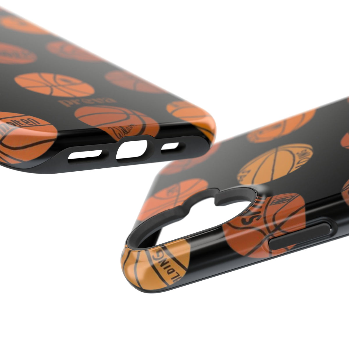 Black Basketball Phone Case