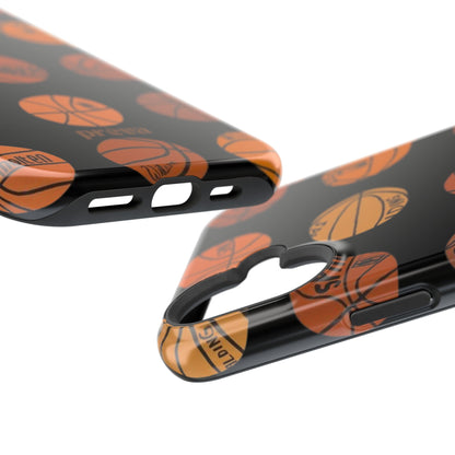 Black Basketball Phone Case