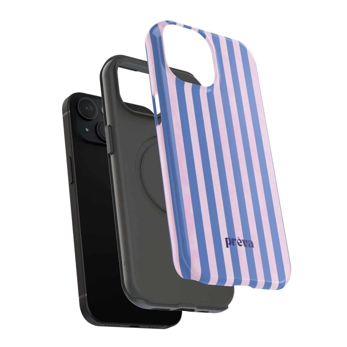 Striped Purple and Pink Phone Case