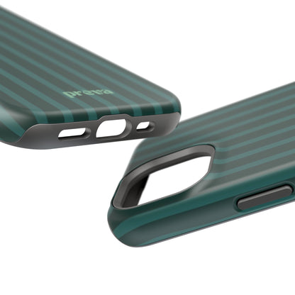 Striped Green Phone Case