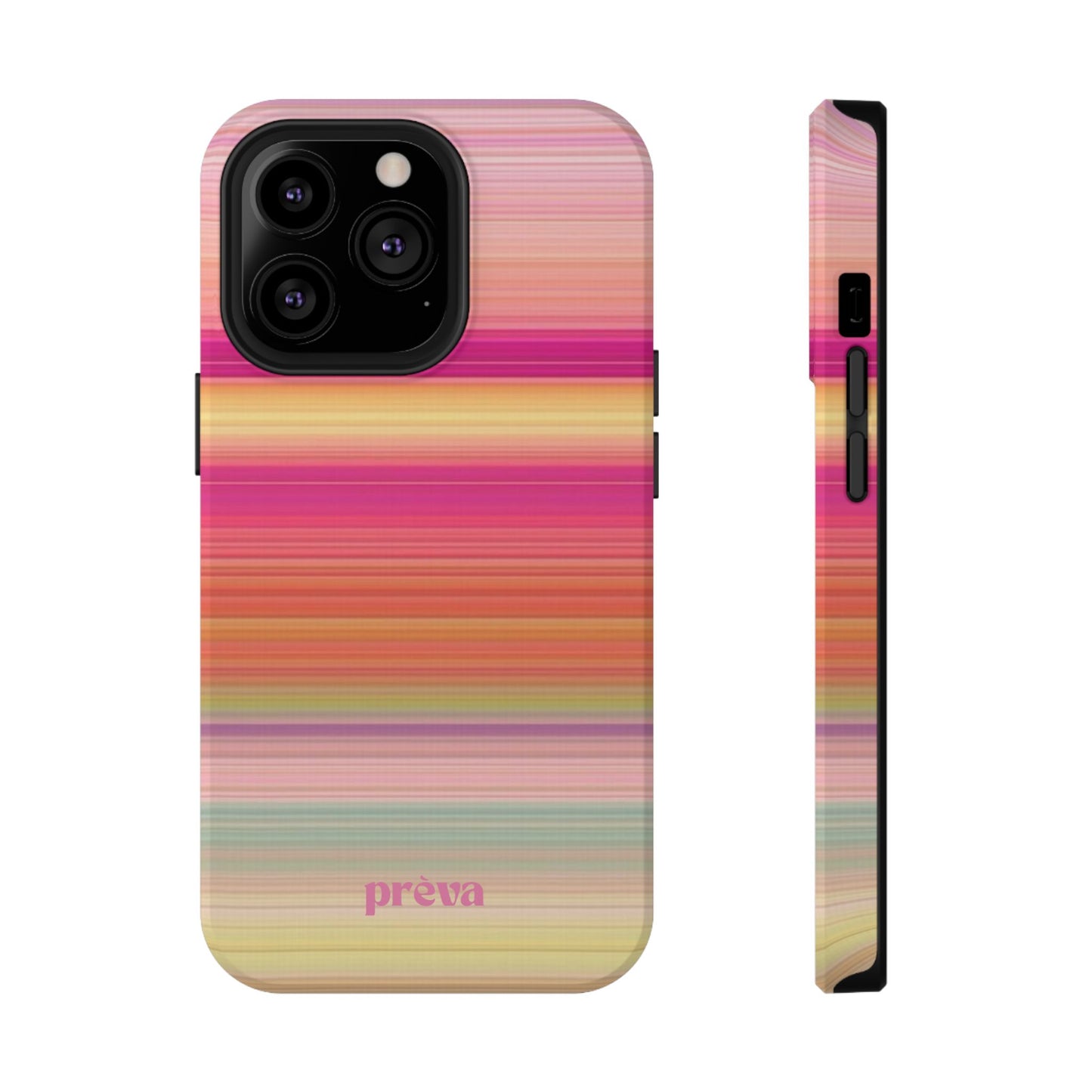 Pastel Stripe Rays Phone Case