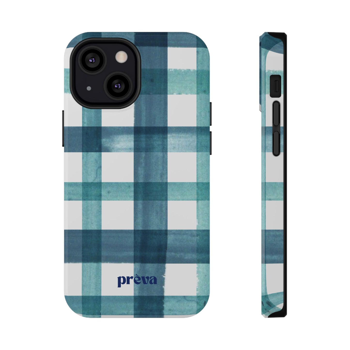 Teal Plaid Phone Case