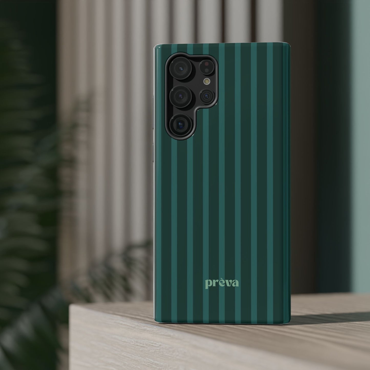Striped Green Phone Case