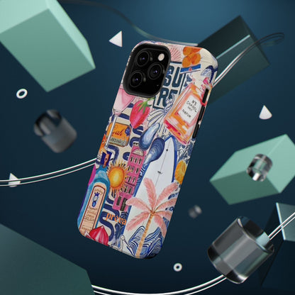 Tropical Beach Collage Phone Case