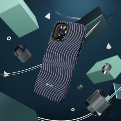 Wavy Navy Phone Case