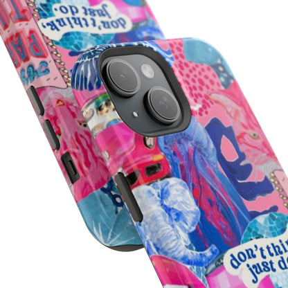 Vibrant Galaxy Collage Phone Case