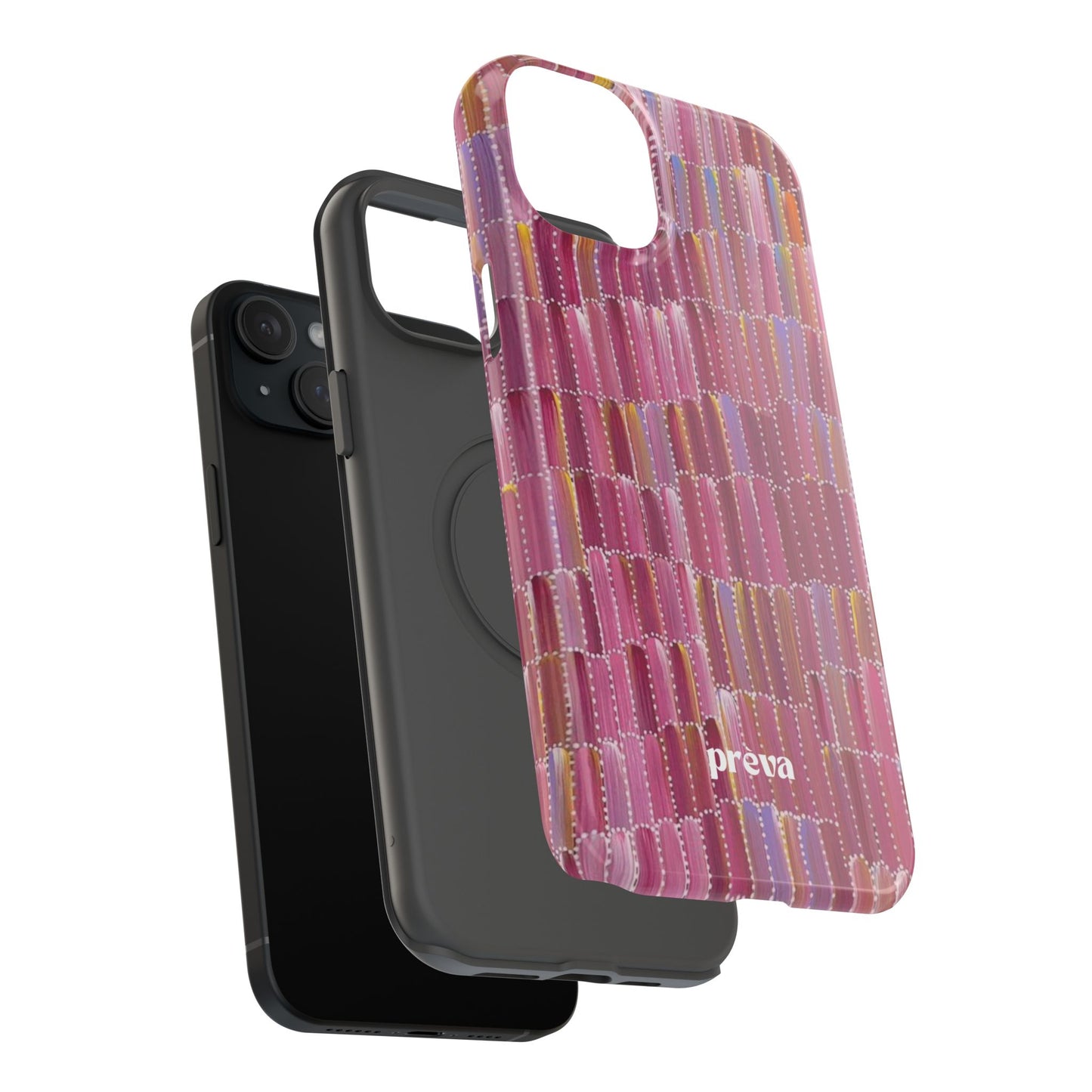 Pink Brushstroke Phone Case