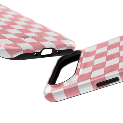 Pink Checkers Phone Case