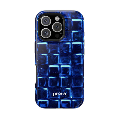 Blue Glass Tile Impact-Resistant Phone Case