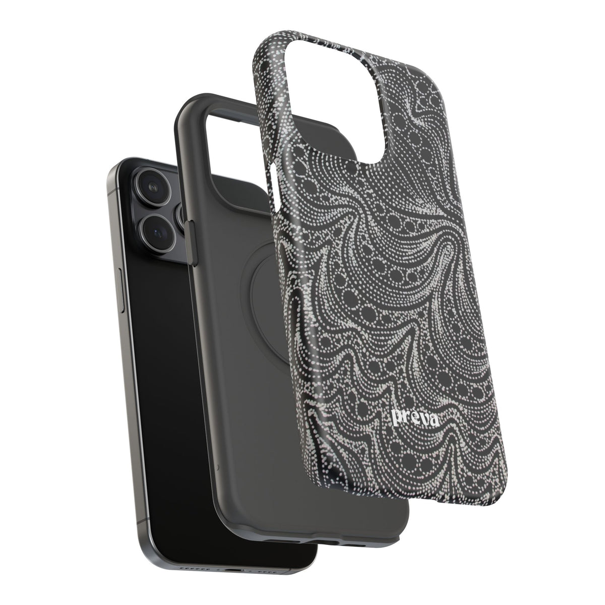Abstract Midnight Lace Phone Case
