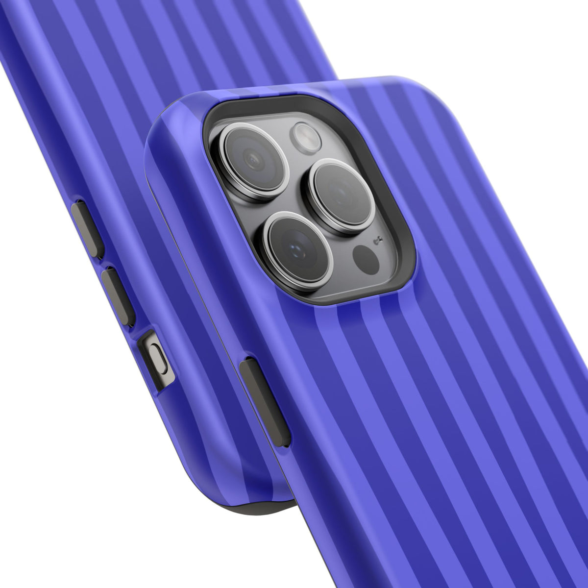 Neon Blue Stripes Phone Case