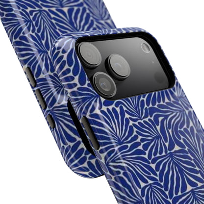 Blue Abstract Greek Phone Case