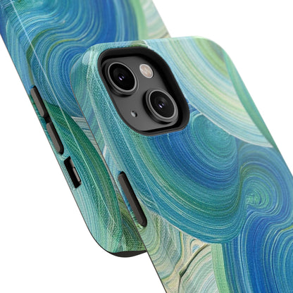 Swirling Ocean Impact-Resistant Phone Case