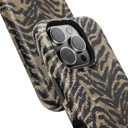 Phone Case — Impact‑Resistant Tiger Print Rug Texture