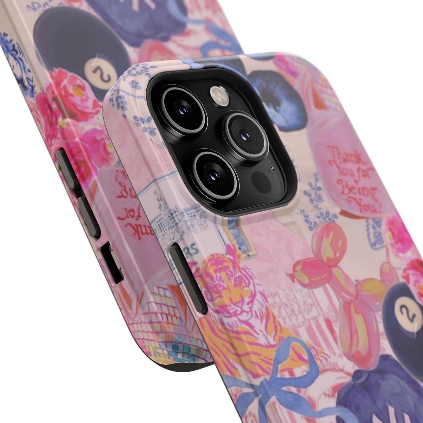 Retro 8 Ball Collage Phone Case