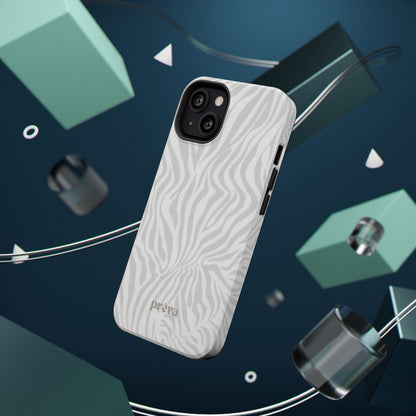 Zebra White Wave Phone Case