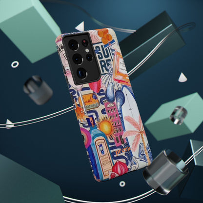 Tropical Beach Collage Phone Case