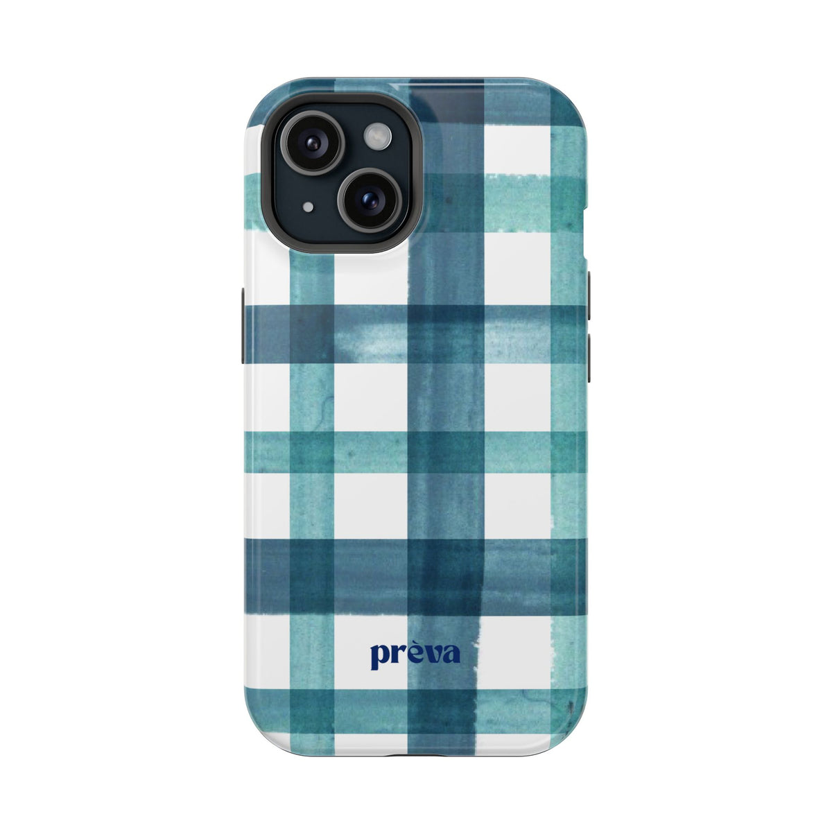 Teal Plaid Phone Case