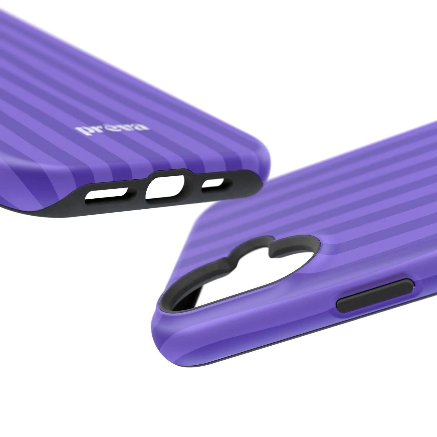 Dark Purple Stripes Phone Case