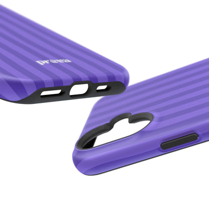 Dark Purple Stripes Phone Case