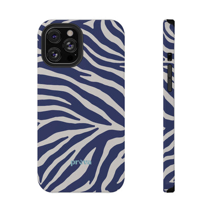 Blue Zebra Phone Case