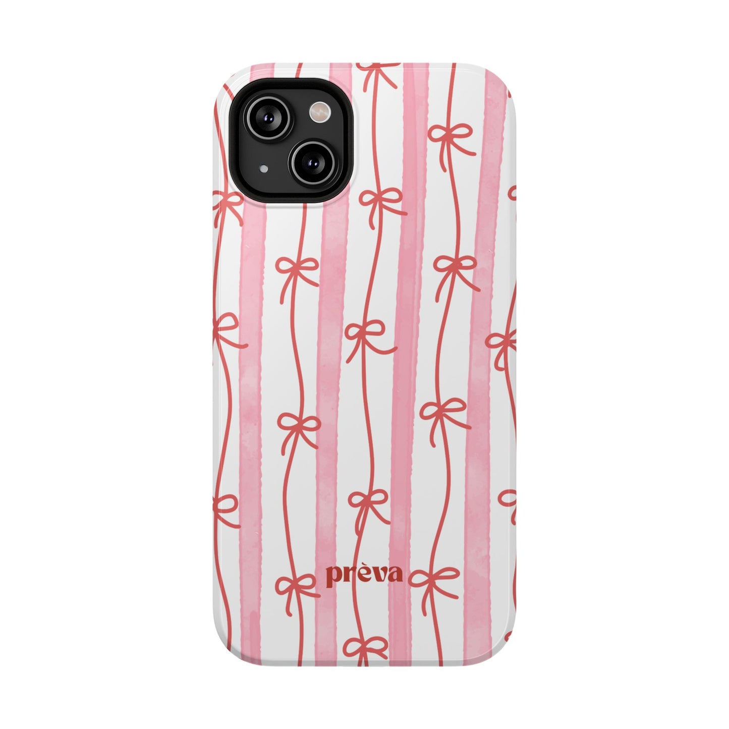 Pink Bow Chain Phone Case