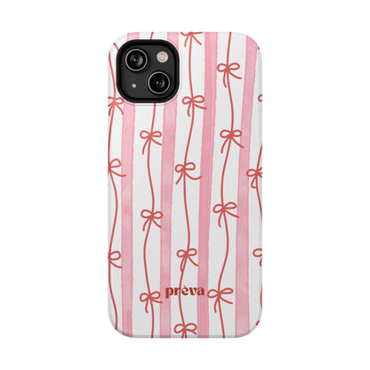 Pink Bow Chain Phone Case