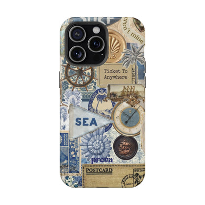 Neutral Travel Collage Phone Case