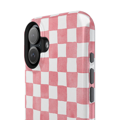 Pink Checkers Phone Case