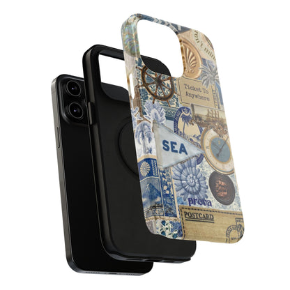 Neutral Travel Collage Phone Case