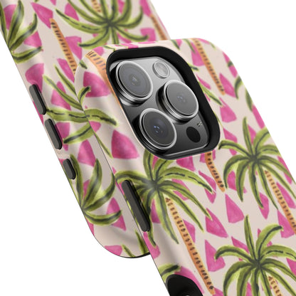 Phone Case — Pink Palm Tree Impact-Resistant Protector