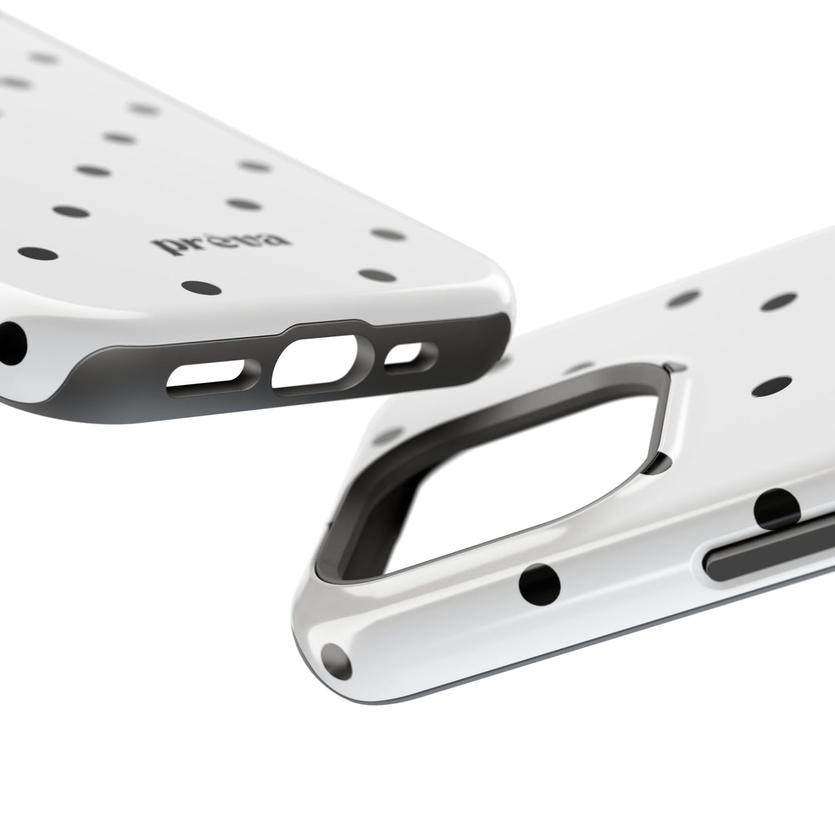 B&W polka dots Phone Case