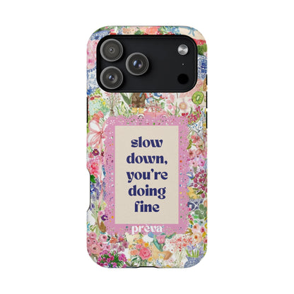 Slow Down Flowers x notsoken Phone Case