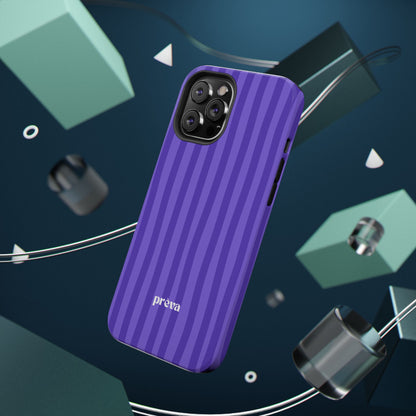 Dark Purple Stripes Phone Case