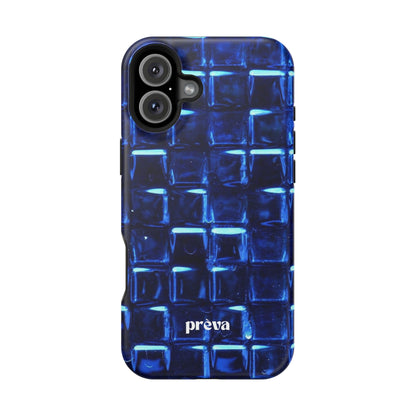 Blue Glass Tile Impact-Resistant Phone Case