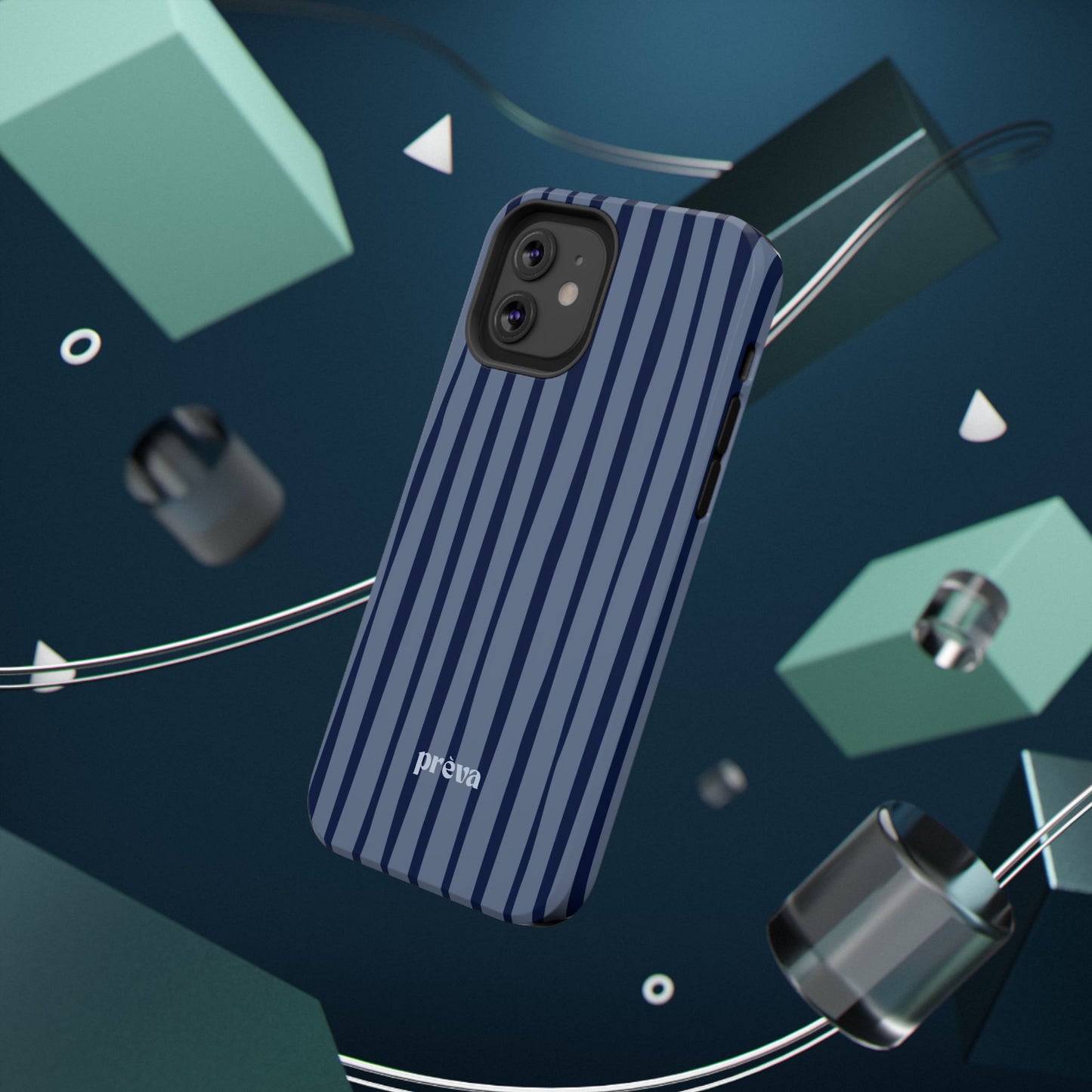 Navy Stripe Phone Case