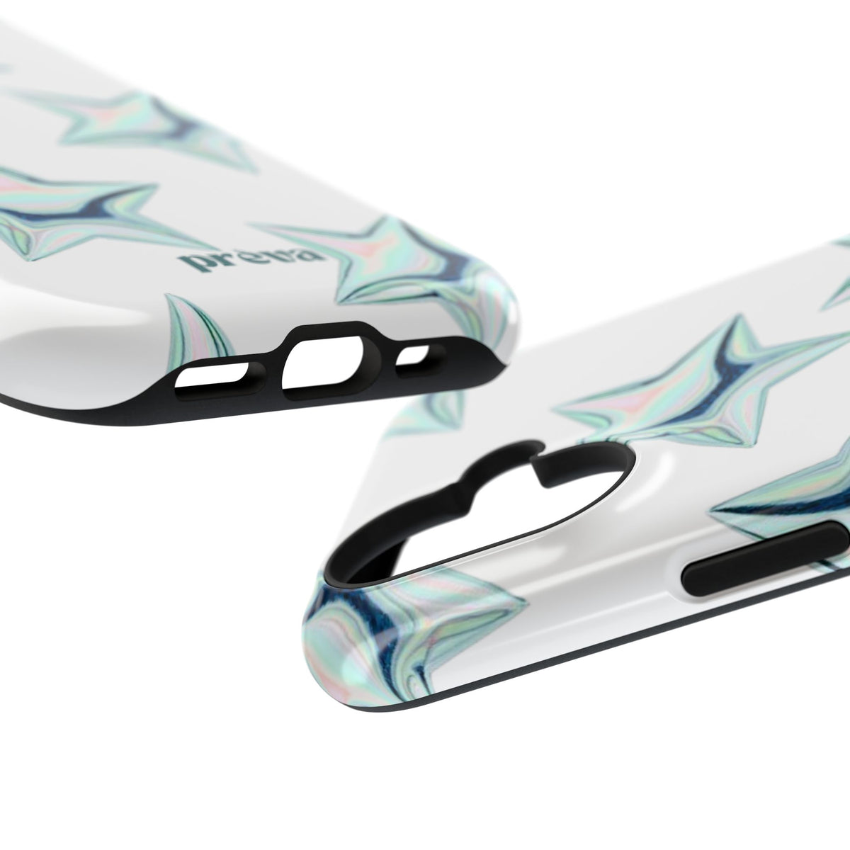 White Starburst Phone Case