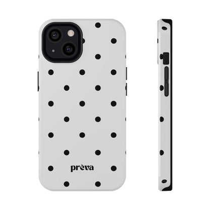 B&W polka dots Phone Case