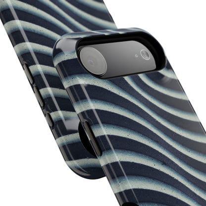 Navy Waves Phone Case