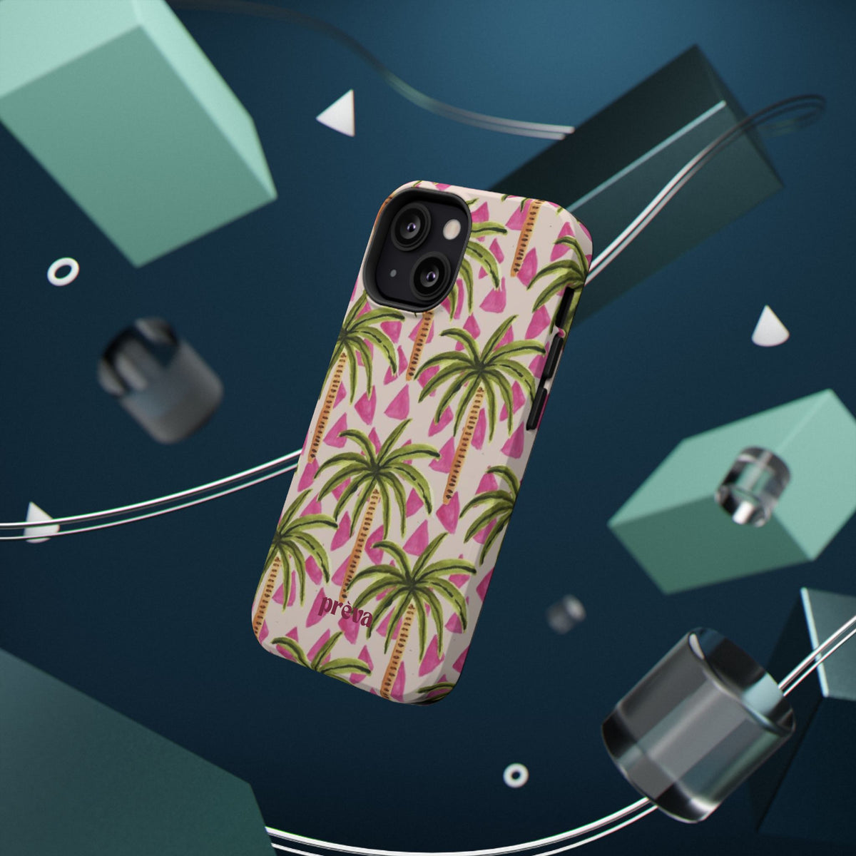 Phone Case — Pink Palm Tree Impact-Resistant Protector