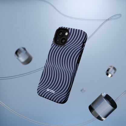 Wavy Navy Phone Case