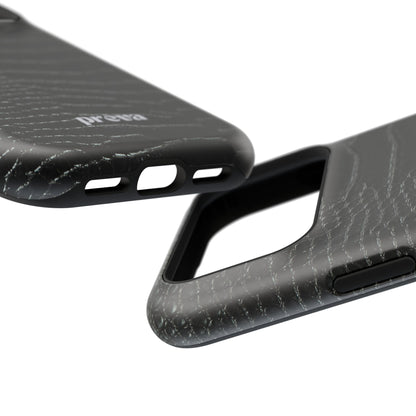Black Croc Phone Case