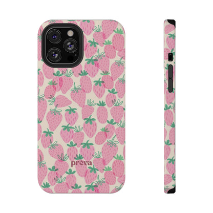 Pink Strawberry Phone Case