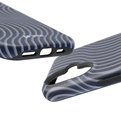 Wavy Navy Phone Case