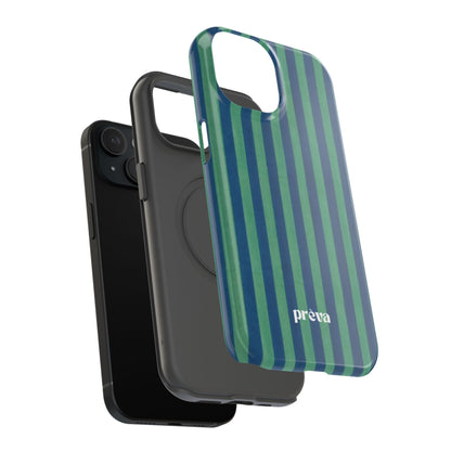 Green & Blue Stripes Phone Case