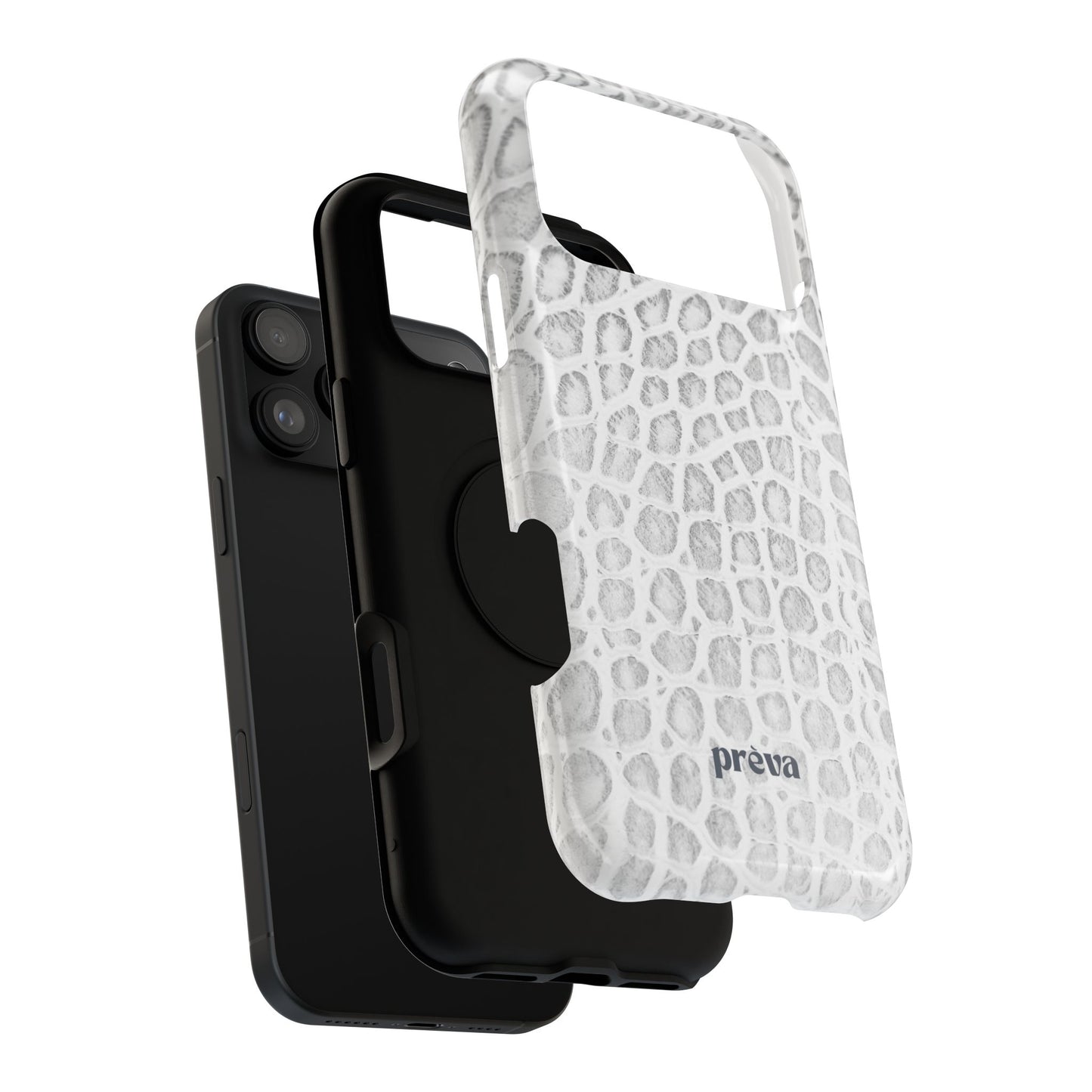 White Snake Phone Case