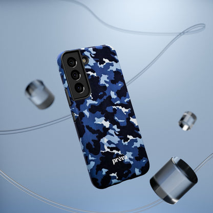 Blue Camo Phone Case