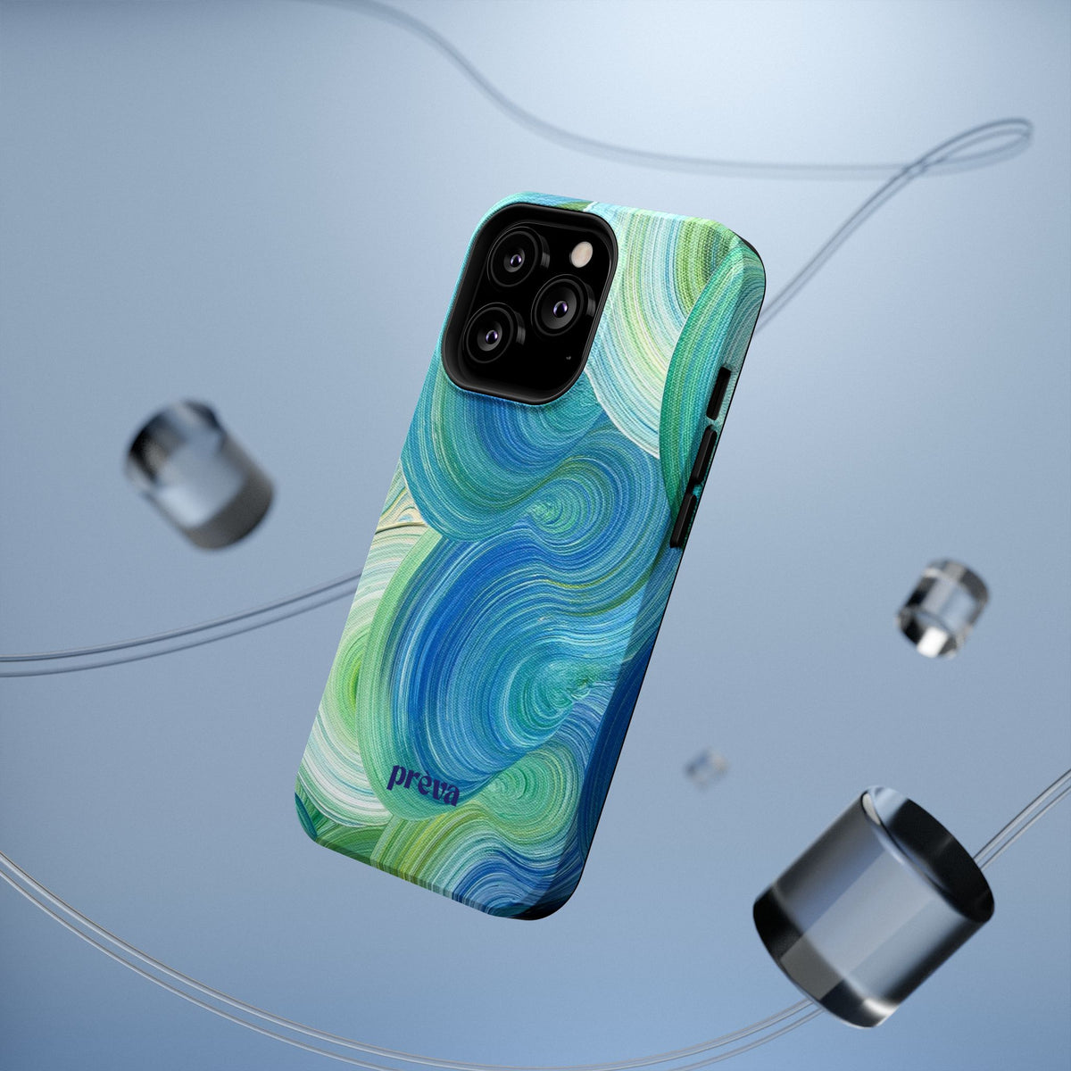 Swirling Ocean Impact-Resistant Phone Case