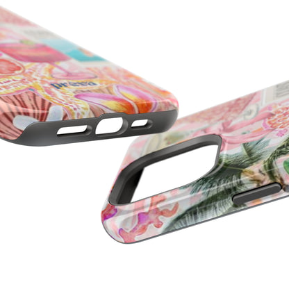 Pink Cocktail Collage Phone Case