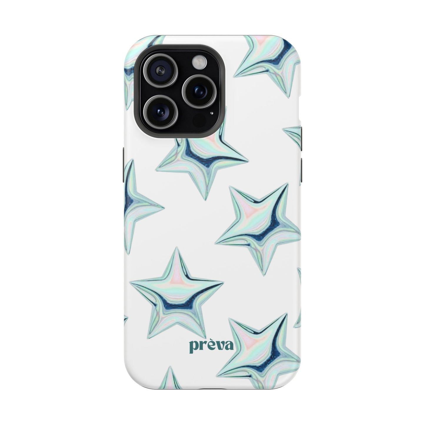 White Starburst Phone Case